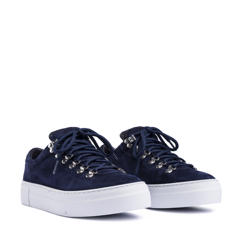 Marostica Low Navy Suede Platform W