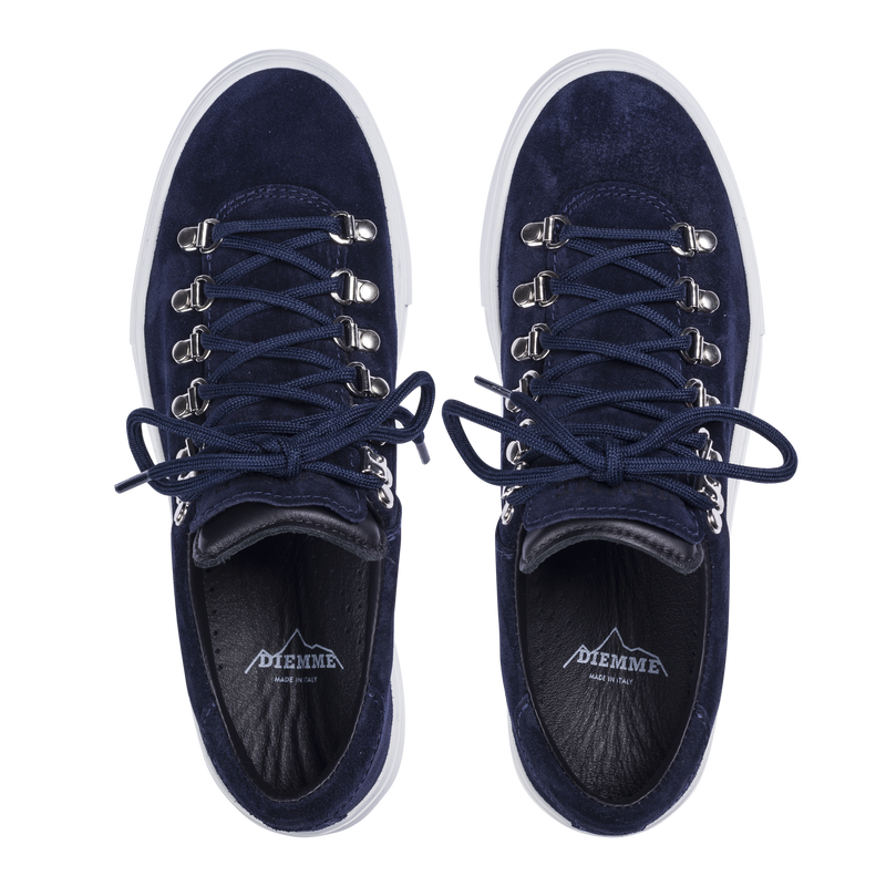 Marostica Low Navy Suede Platform W