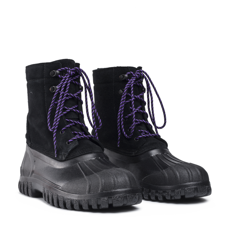 Anatra Black Suede Shearling M