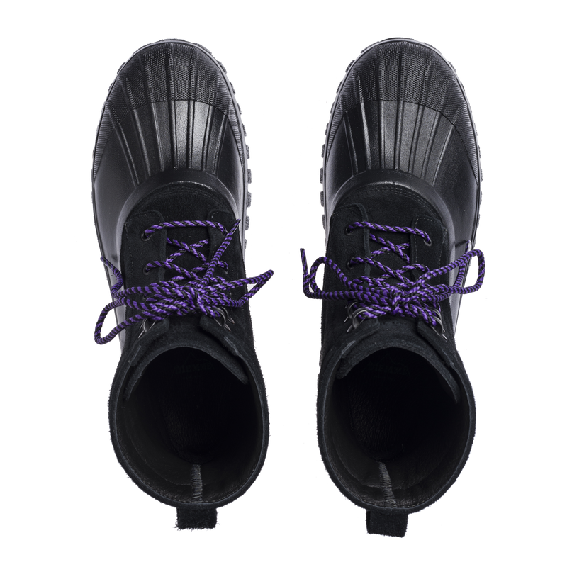 Anatra Black Suede Shearling M