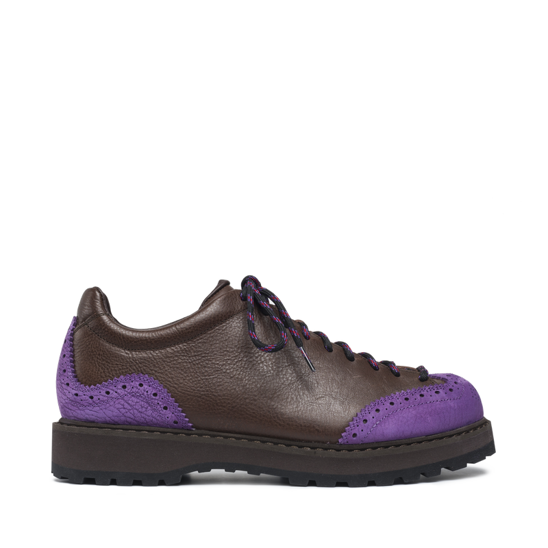 Ampezzo Wing Brown Purple Leather M