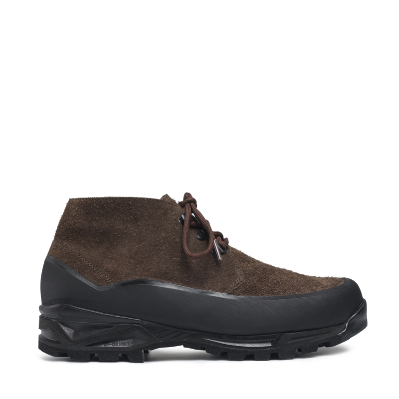 Asiago Brown Hairy Suede M