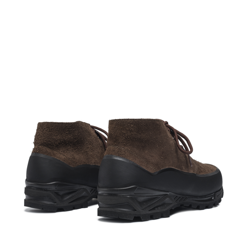Asiago Brown Hairy Suede M