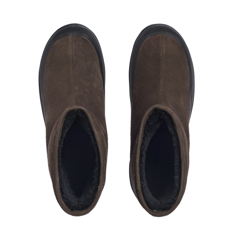 Badia Shearling Bison Suede M