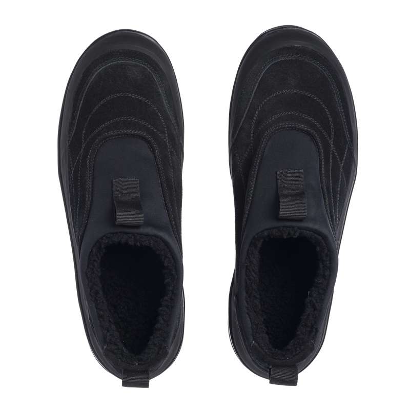 Badia Basso Shearling Black Suede M