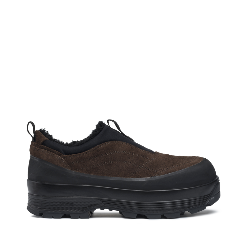 Badia Basso Shearling Bison Suede M