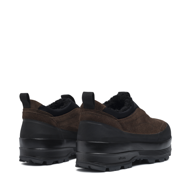 Badia Basso Shearling Bison Suede M