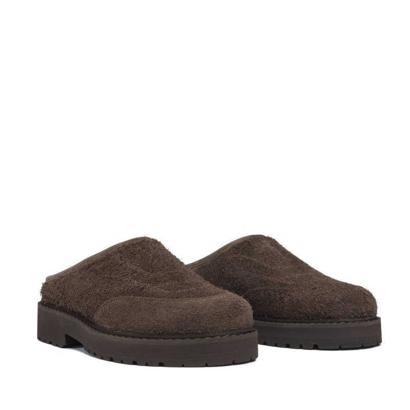 Maggiore Brown Hairy Suede M