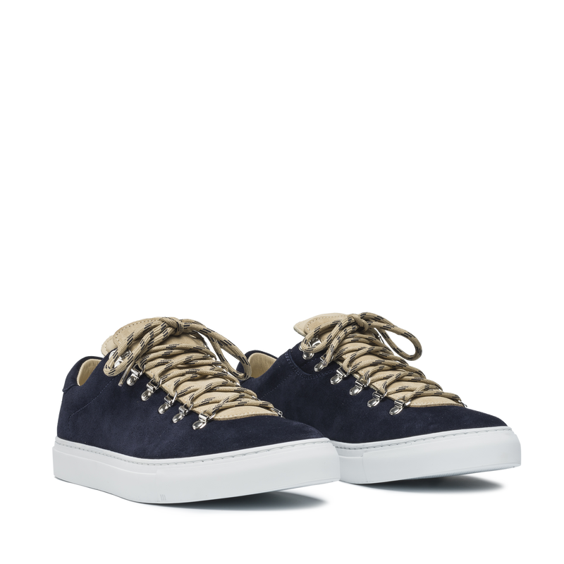 Marostica Low Navy Suede Mix M
