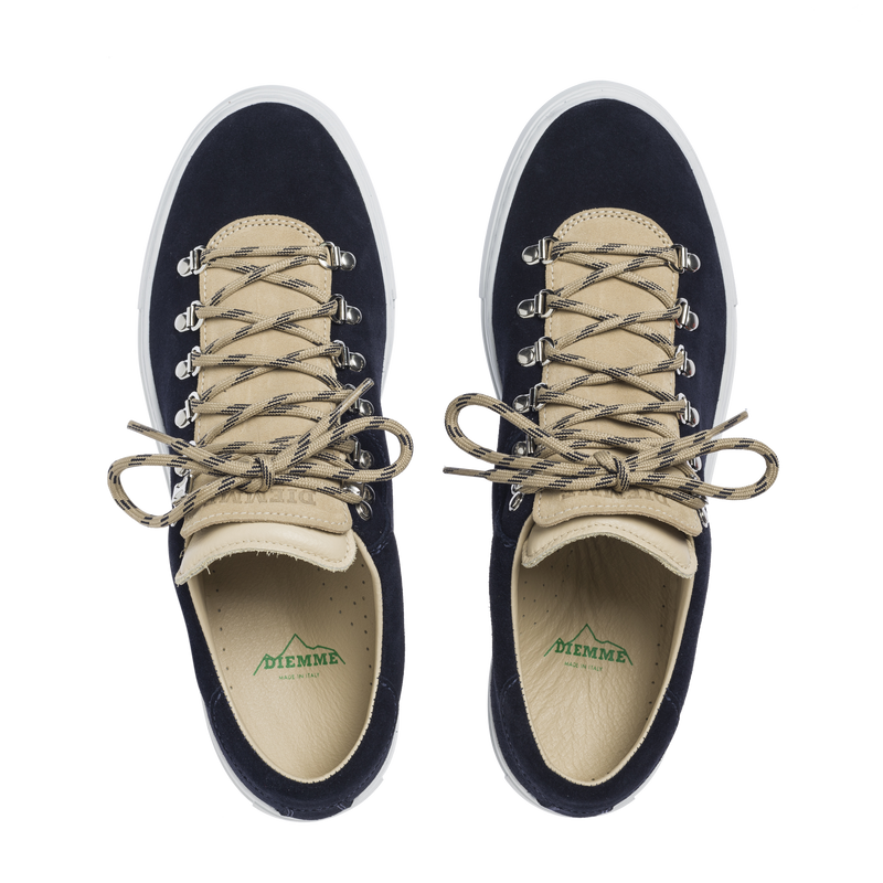 Marostica Low Navy Suede Mix M