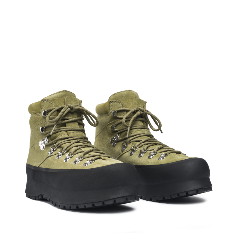 Rosset Green Moss Suede M