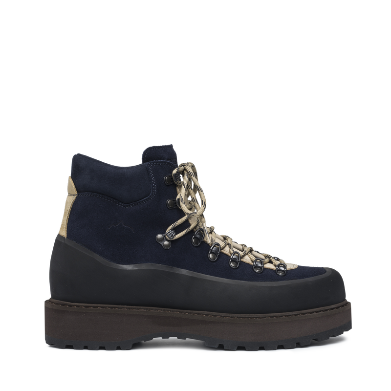 Roccia Vet Gomma Navy Suede Mix M