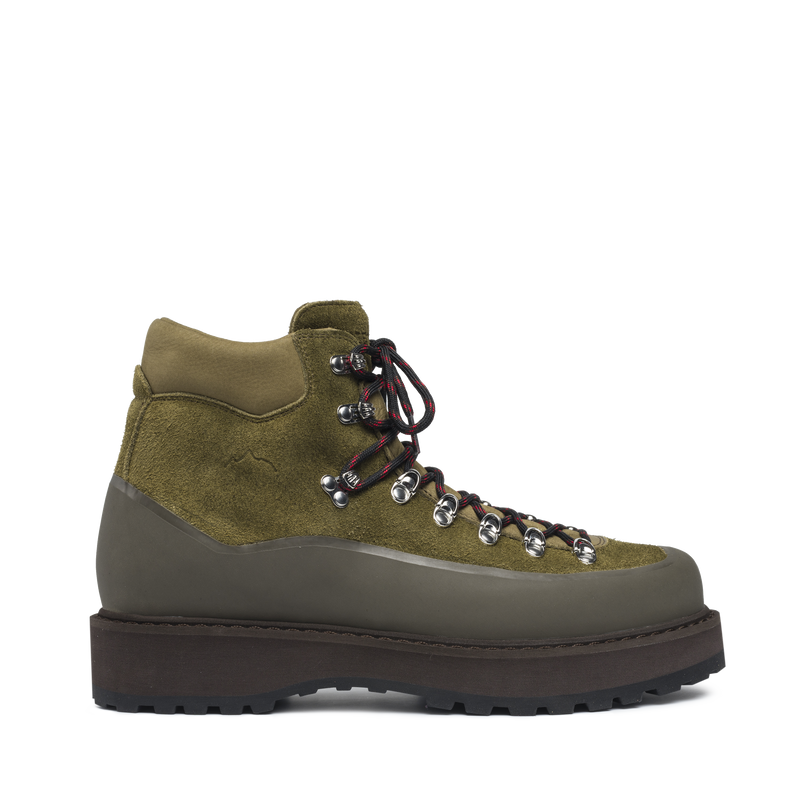 Roccia Vet Gomma Capers Green Suede M