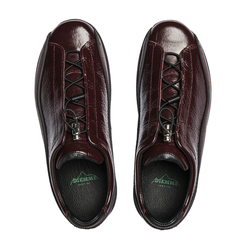 Licata Burgundy Crackled Leather M