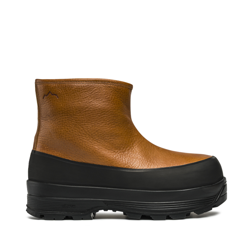 Badia Shearling Tan Leather M