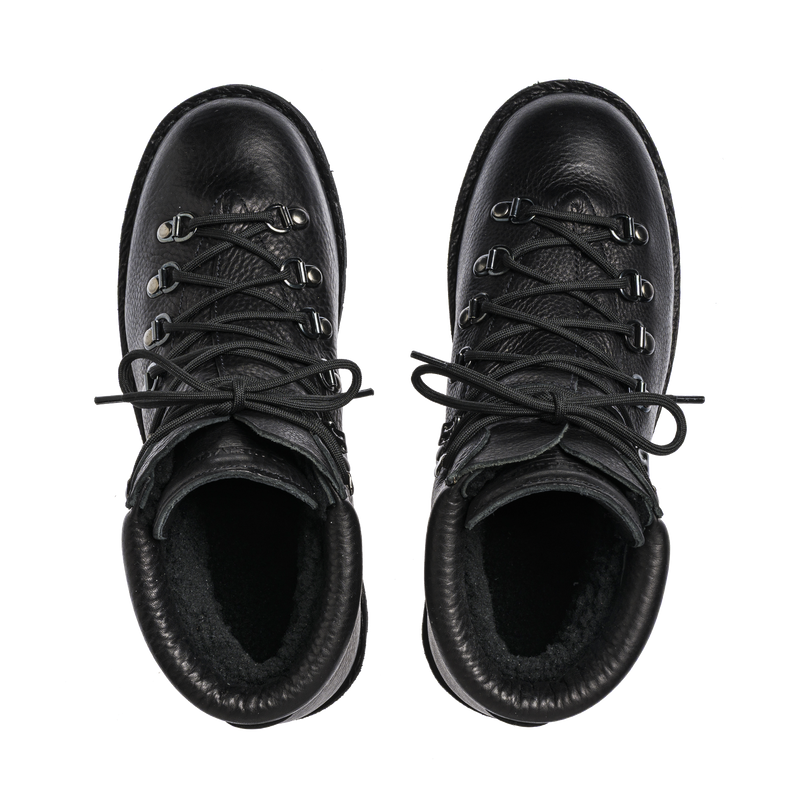 Collalto Shearling Black Leather W
