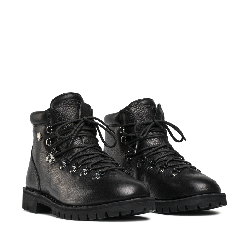Collalto Shearling Black Leather W