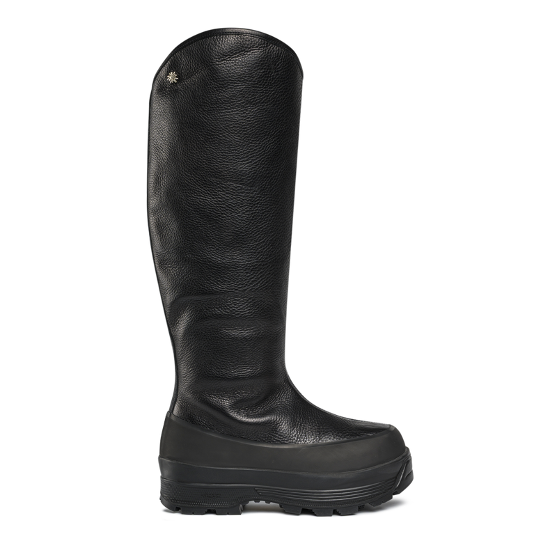 Badia Cavaliere Shearling Black Leather W