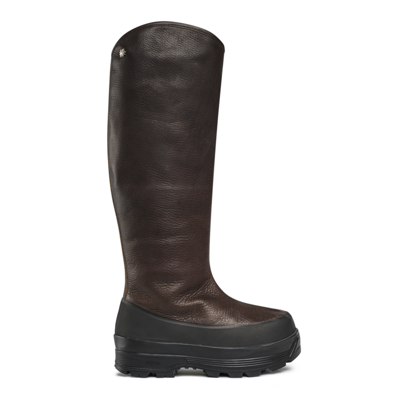 Badia Cavaliere Shearling Dark Brown Leather W