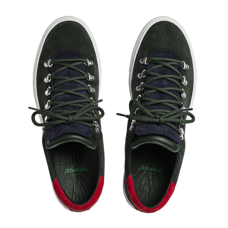 Marostica Low Bottle Green Mix Suede M