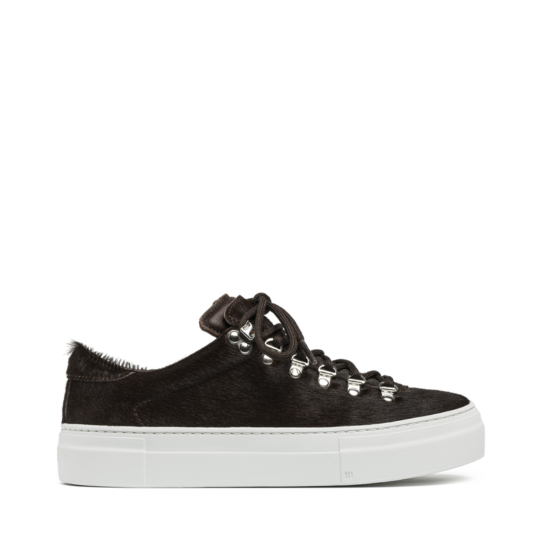 Marostica Low Platform Dark Brown Haircalf W