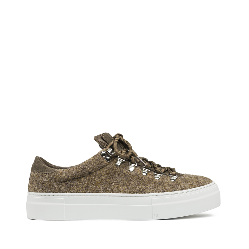 Marostica Low Platform Beige Woolfelt W