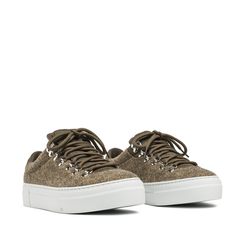 Marostica Low Platform Beige Woolfelt W