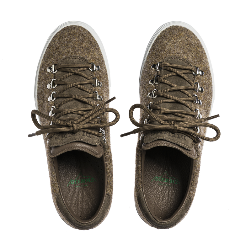 Marostica Low Platform Beige Woolfelt W
