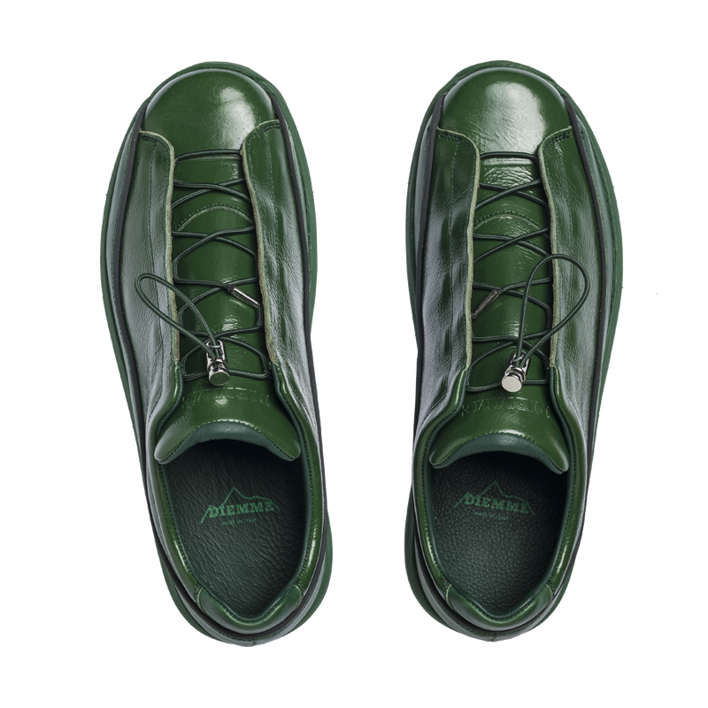 Licata Green Crackled Patent Leather M