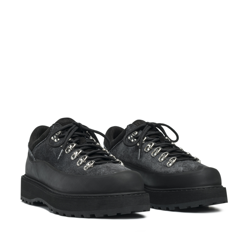 Cornaro Gomma Faded Black Suede M