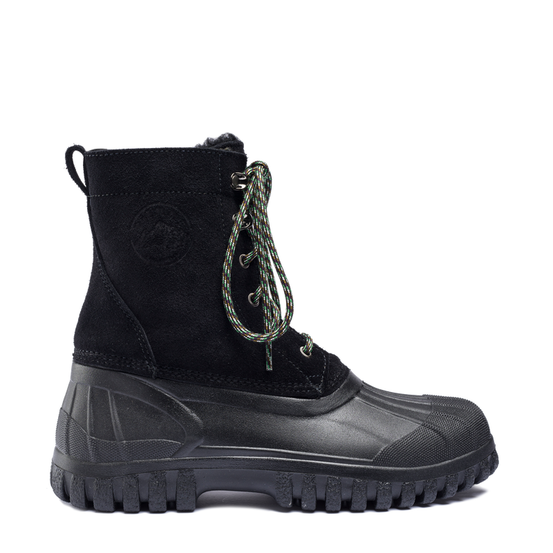 Anatra Black Suede Black Sole Shearling W