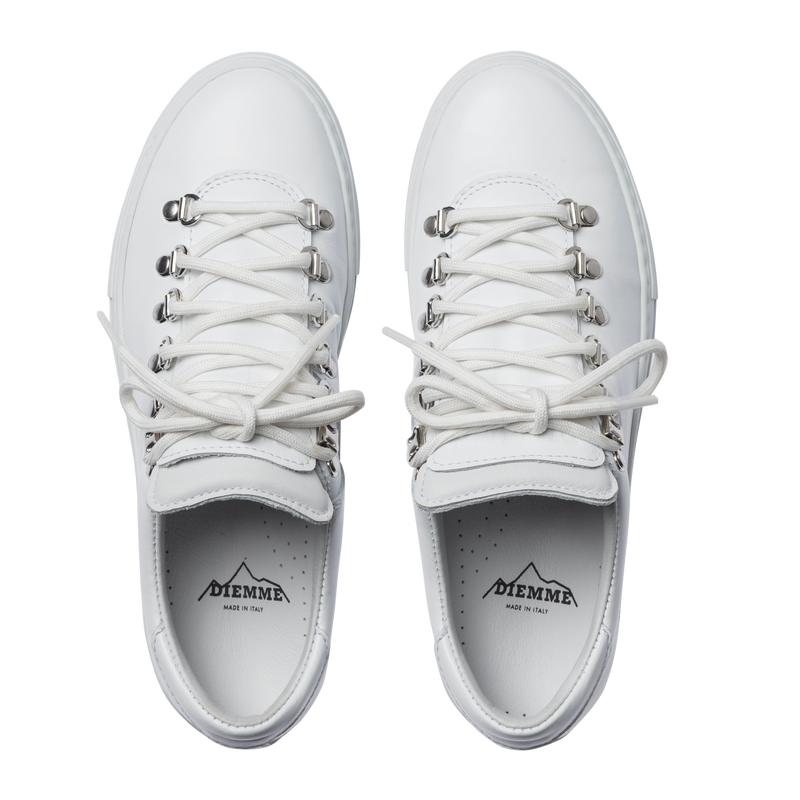 Marostica Low White Nappa Platform W